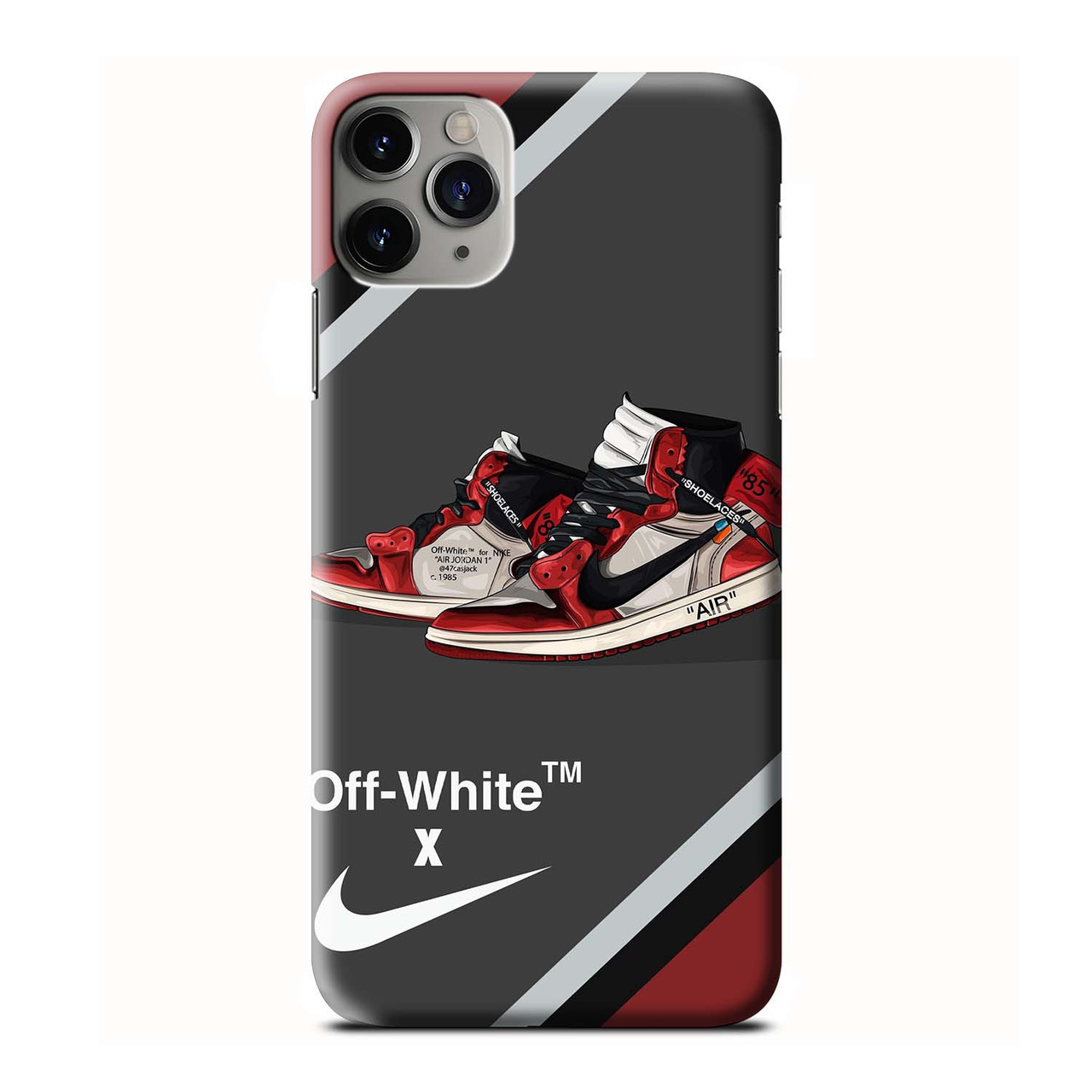 AIR JORDAN SHOES X OFF WHITE iPhone 3D Case Cover